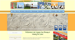 Desktop Screenshot of camping-oase-bonanza.de